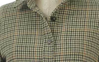 Multi-colored Houndstooth Dress Shirt