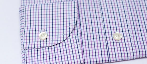 Tatersall check pattern dress shirt by Hucklebury