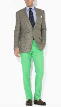 Dressed up with Lime Green Pants - Art of Style
