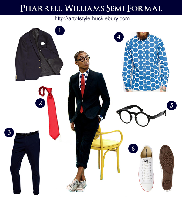 Pharrell Williams Semi Formal Style Lookbook - Art of Style