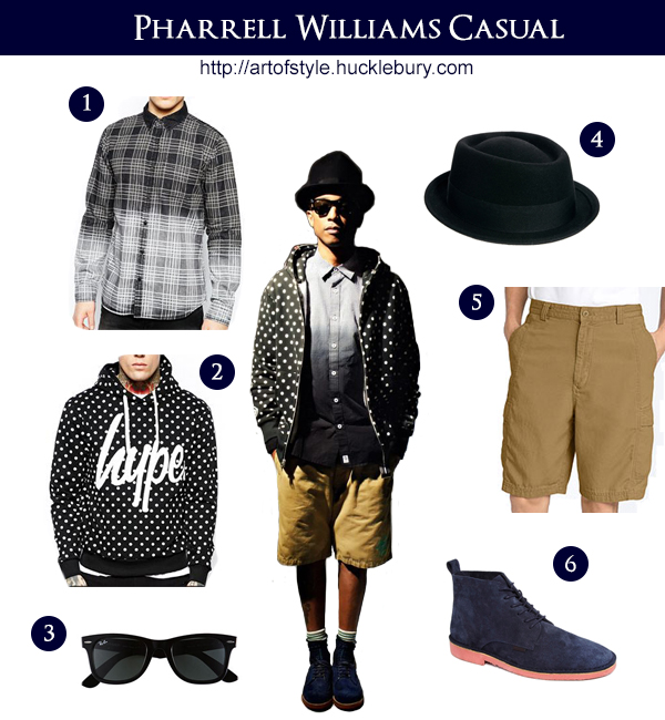 Pharrell Williams Casual Style Lookbook - Art of Style
