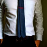 White Shirt With Dark Tie For A Job Interview