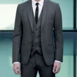 Grey 3-Piece Business Suit