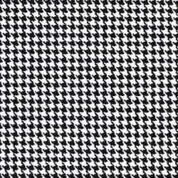 Black and White Houndstooth Check Pattern for Dress Shirts