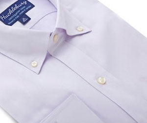 Conventional Shirt Placket On Presidential Purple By Hucklebury