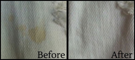 Coffee Stain Removal Before and After