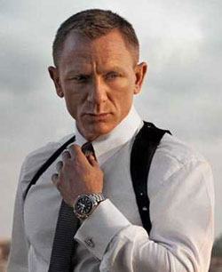 James Bond - 007 - Wearing an Omega Watch