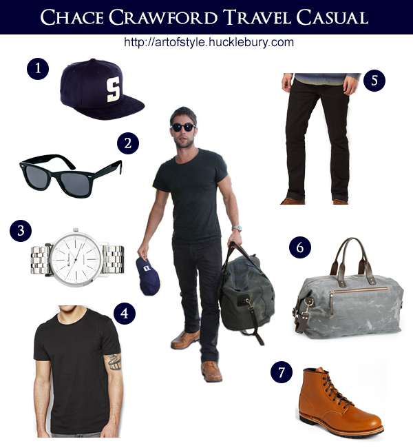 Chace Crawford Travel Casual Style Lookbook - Art of Style